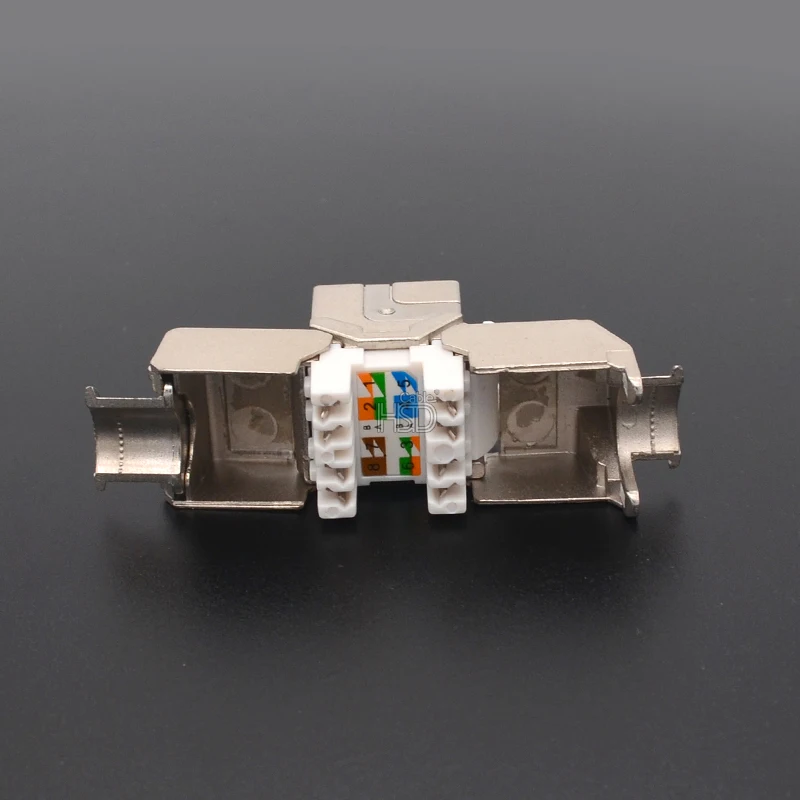 Cat6a Punch Down Network Cat 6a Keystone Jack 90 180 Degree Amp Ftp