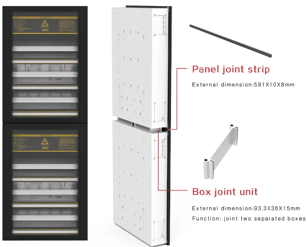 Good Appearance 12u Din Rail Enclosure For Knx System,Smart Home And