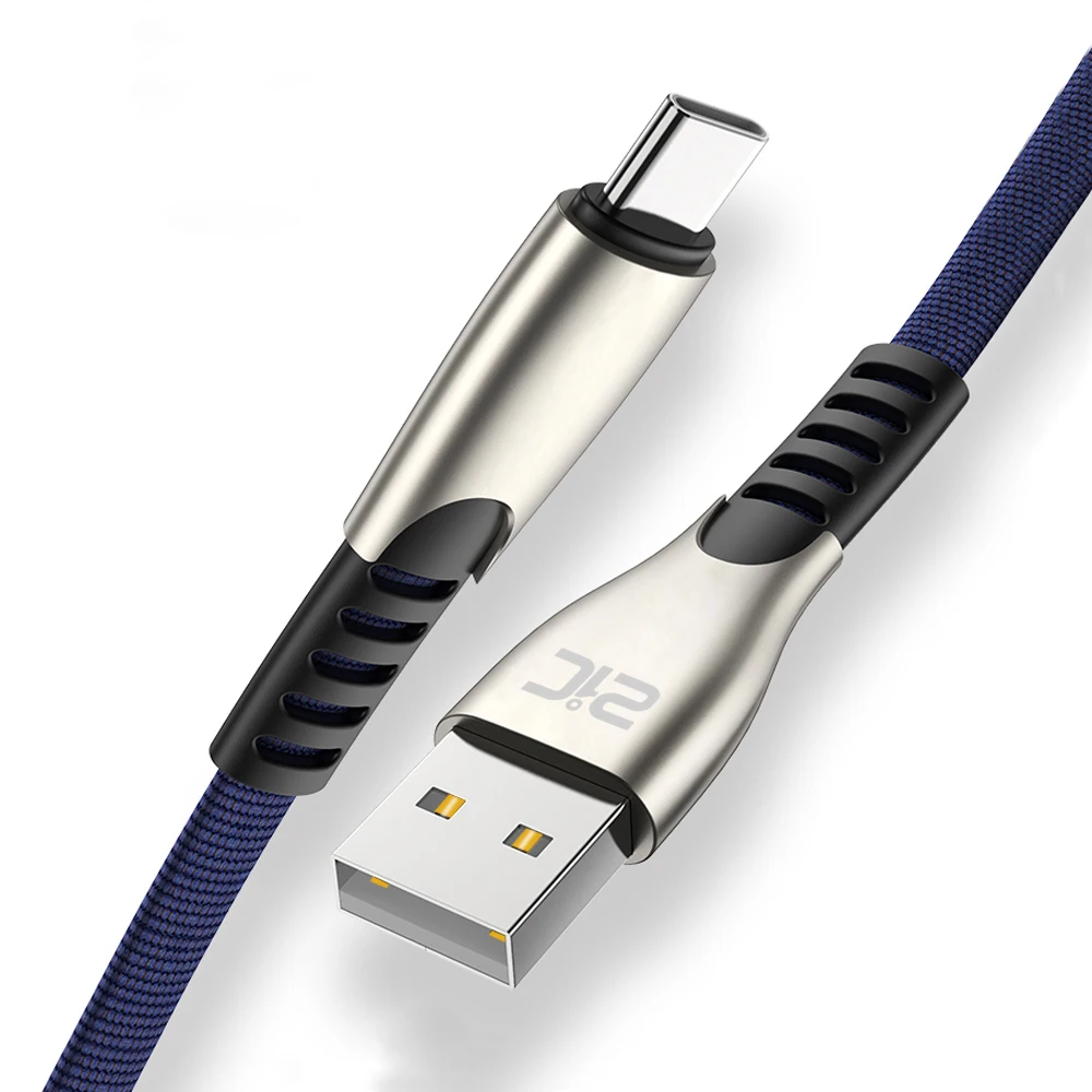 21C High quality 2.4A fast charging sync data cloth braided usb cable - ANKUX.COM