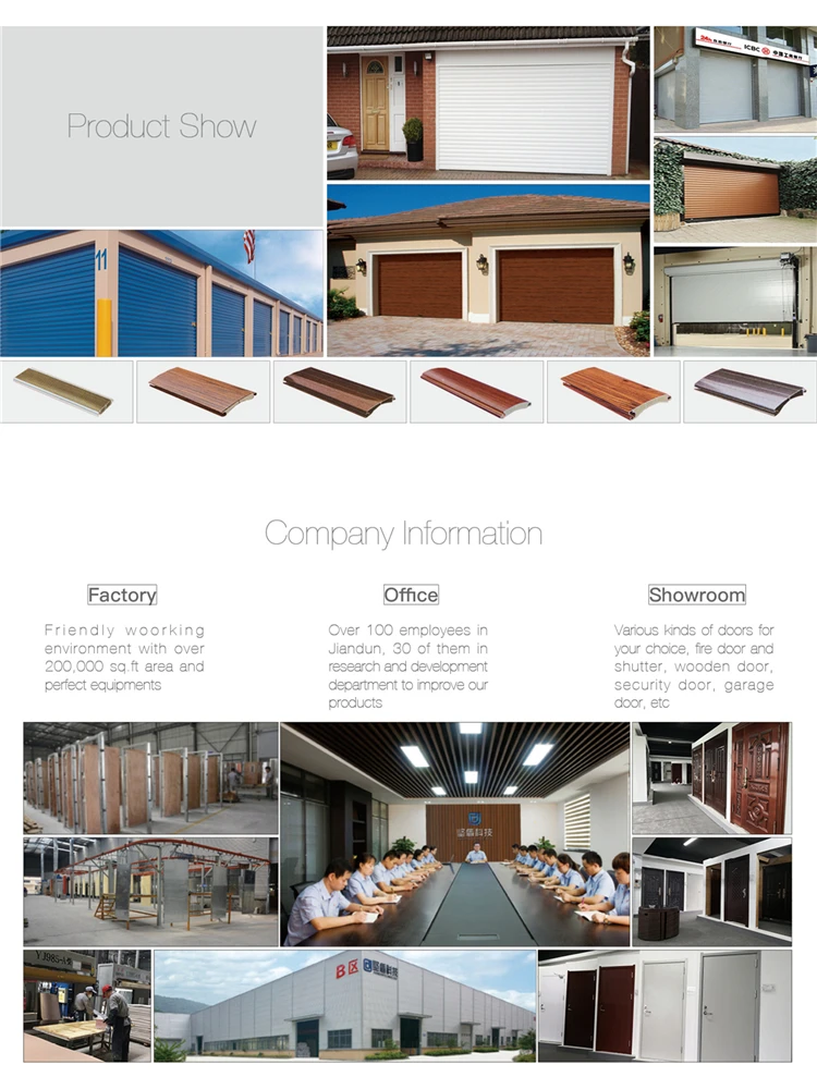Plastic Warehouse Roll Up Fabric Garage Mute Resin Conch Door