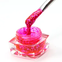 Free shipping Manicure supplies imported resin removable phototherapy glue sequins 24 color nail polish glue BaBiWaWa