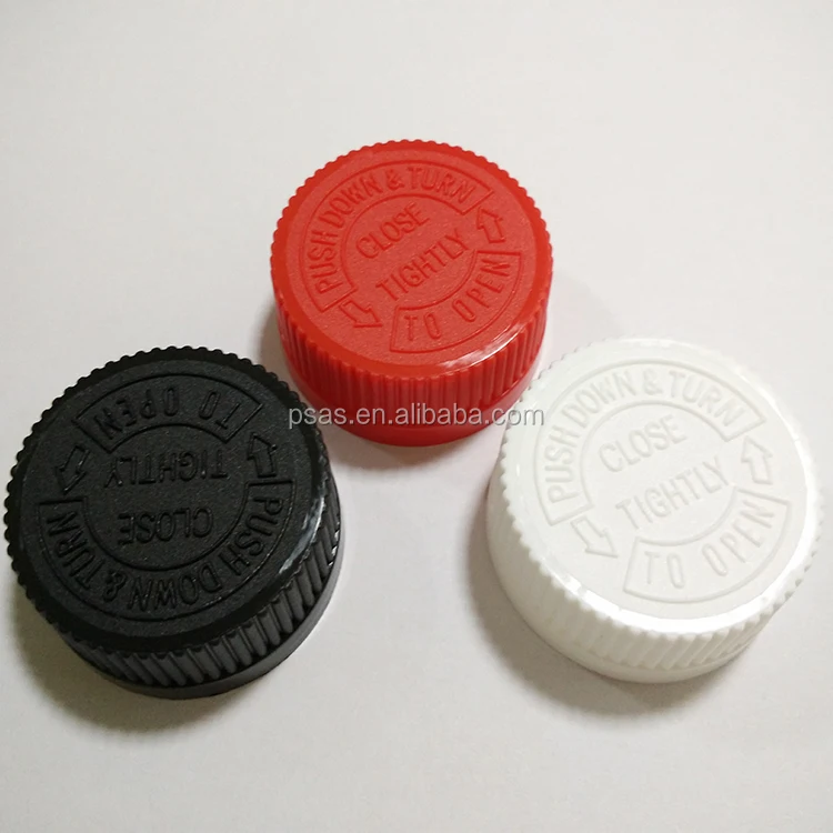 24mm Child Proof Pharma Medicine Cap,Child Resistant Crc Medicine Lids