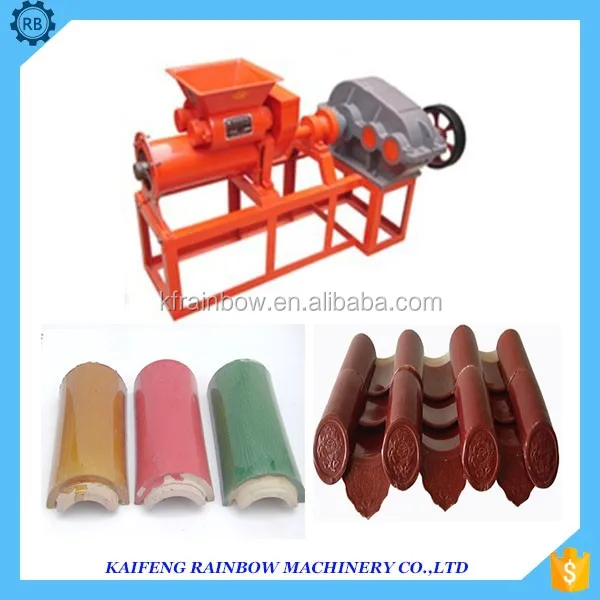 Competitive Price High Efficiency Clay Roof Tile Extruder Tile Forming