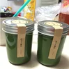 400ML Custom Round Tin Tap Jam Glass Jar for honey