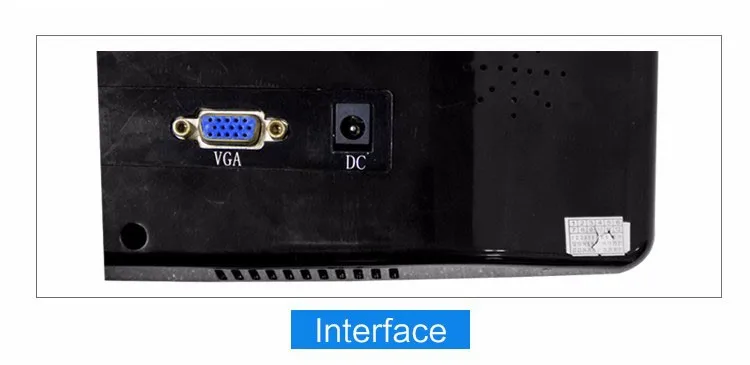 Accessories Power Cable Hd Cable 15.6 Inch 1366*768 Tft Led Monitor