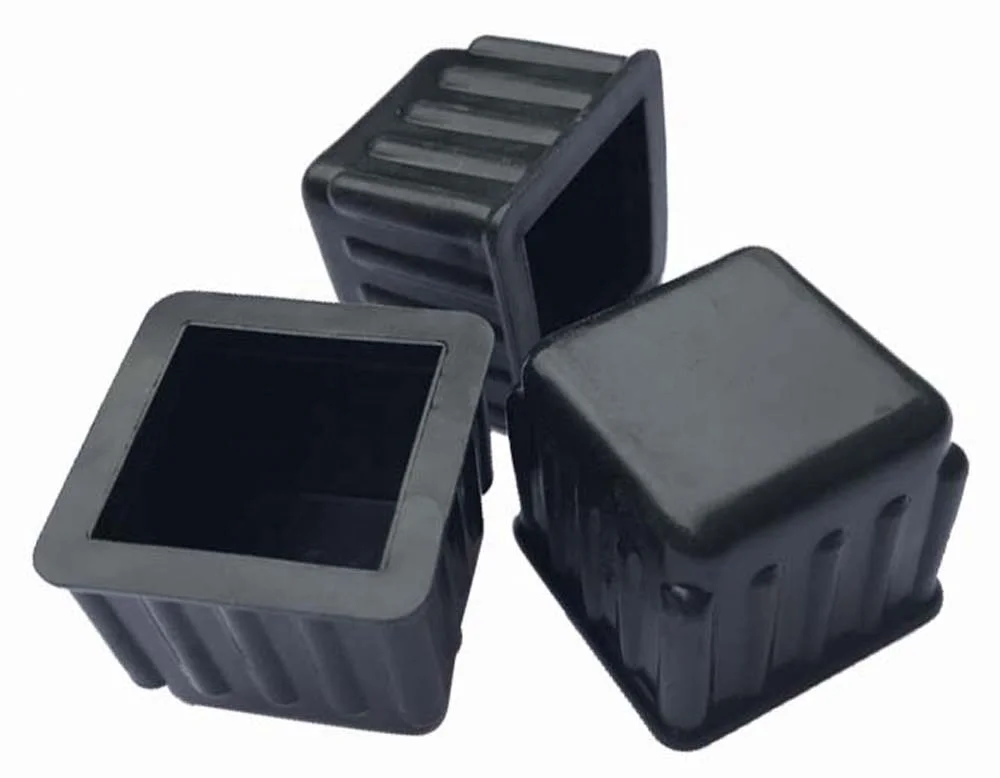 Custom Made 3"x3"brown Rubber Furniture Cups Buy Rubber Caster Cups