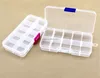 10 Grids Plastic Plectrum Case Storage Box Adjustable Grid Size Keep Your Guitar Picks and Other Small Things