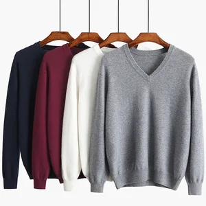 OEM service V neck 100% Merino men pullover OEM service V neck 100% Merino men pullover