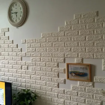 Decorative Interior exterior Pe Foam  3d Brick Wall Panels 