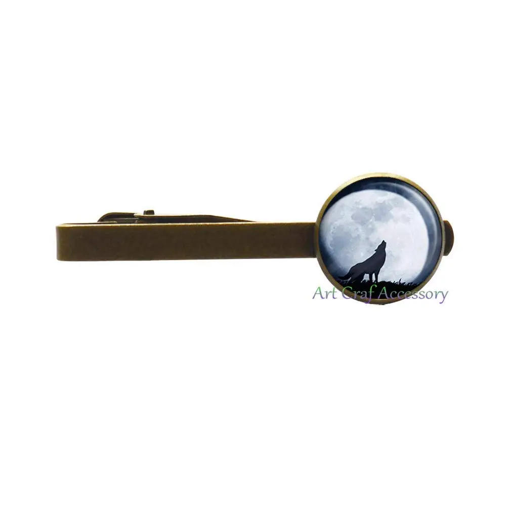 Wooden Accessories Company Wooden Tie Clips with Laser Engraved Precious Ore Design Cherry Wood Tie Bar Engraved in The USA