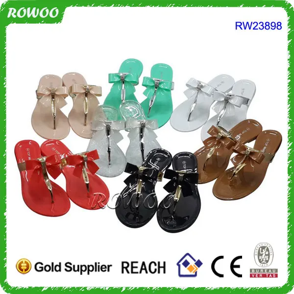 Rw26203a Woman Pvc Jelly Sandals,Colorful Jelly Shoe Sandal,Jellies