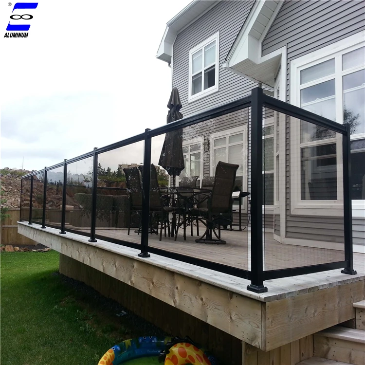 Security Aluminum Glass Railing For Balcony - Buy Security Aluminum ...