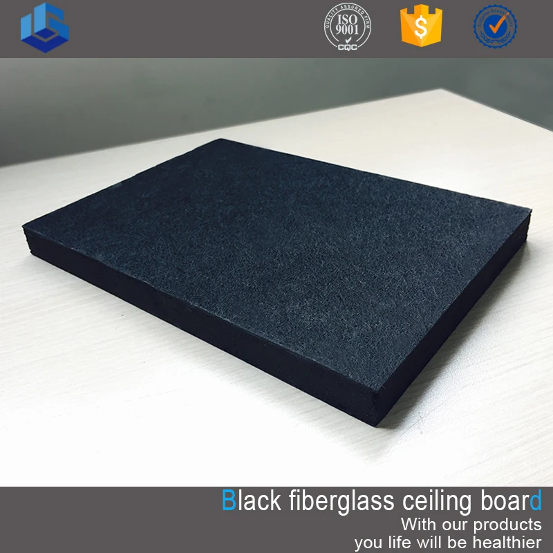 2x4 Acoustic Black Fiberglass Ceiling Tiles Cheap Ceiling Panel Buy