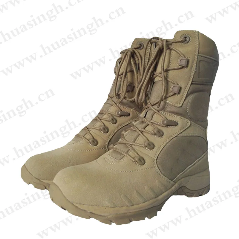 Tan Color Men Tactical Military Boots 