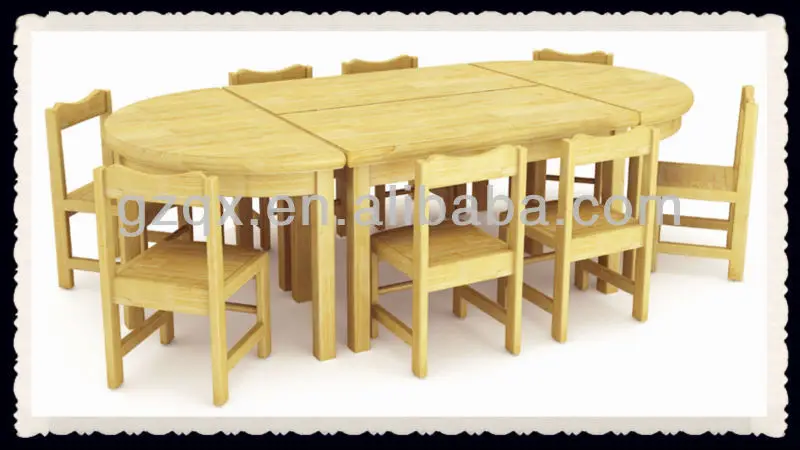 Cheap Natural Children Wooden Tables And Chairs Children Wooden