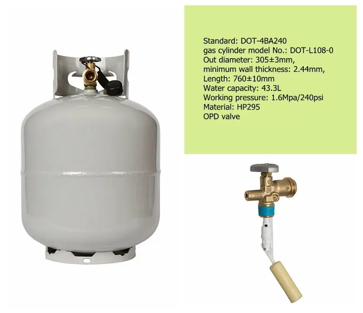 Dot 4ba 20lb Propane Cylinder - Buy Propane Cylinder,dot 4ba Propane 