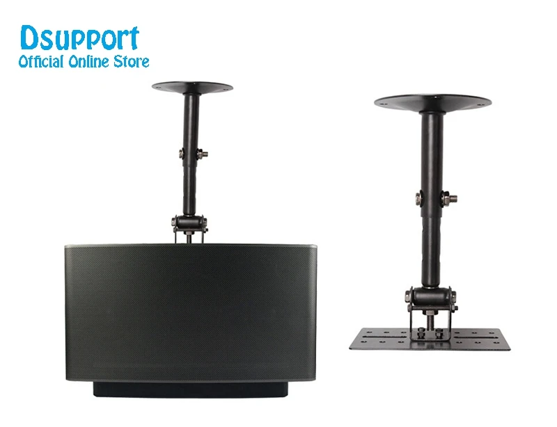 (1pair) Professional Tilting Speaker Bracket Ceiling Mount Speaker Hanger Wall Mount Holder