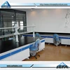 Saudi Arabia Laboratory Work Table with Epoxy Resin Worktop Lab Table with Regent Shelf and Sink