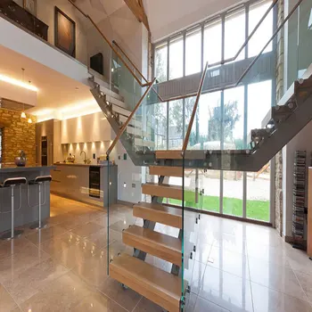 Indoor Glass Stair Railings For Staircase Glass Railing Designs Pr-l20 - Buy Staircase Glass 