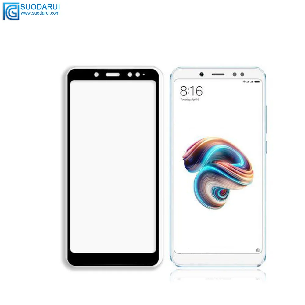 Tempered Glass Screen Protector for Xiaomi Redmi note 5 pro Full Cover Glue 2.5D 9H film