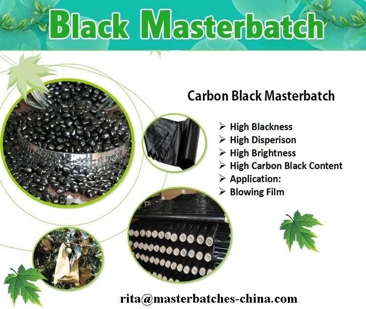 high blackness and brightness carbon black masterbatch for mulch film