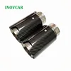 Car Styling M Logo TOP Quality Car Carbon Fiber Exhaust End Tips Pipes For BM W M Performance Carbon Exhaust Tip