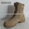 breathable suede leather upper HQ issue army desert combat boots in tan color