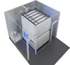 2016 Iron structure ABS shell double bunk Space Capsule bed design for hotel/dormitory/container house