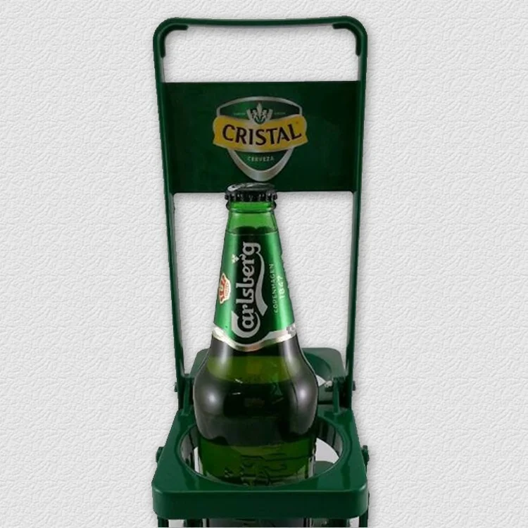 10cm Diameter Hole Custom Plastic Handheld Beer Bottle Holder Carrier 2pack Buy Beer Bottle