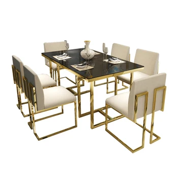 Customized Rose Gold Stainless Steel Jonathan Adler Dining Room Furniture Dining Table Set Buy Restaurant Dining Tables And Chairs Modern Dining Tables Dining Room Chairs With Wheels Product On Alibaba Com