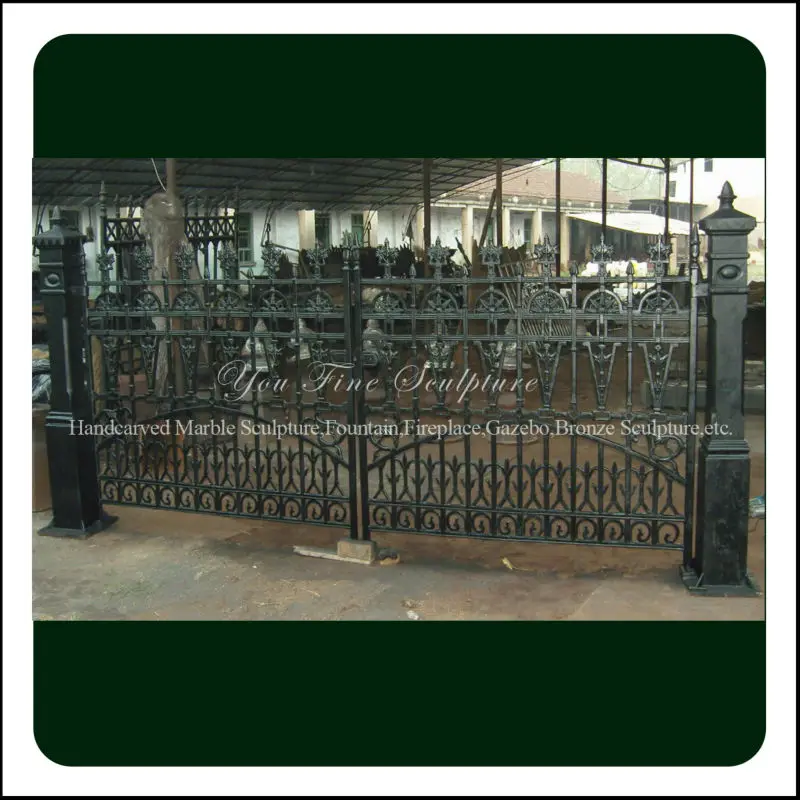 Хороший поставщик передняя дверь из кованого железа