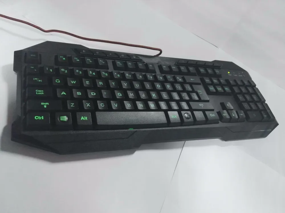 最新led灯 usb 端口电脑游戏键盘
