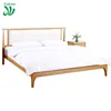 European White Solid Wood Twin Queen Size Bed Frame