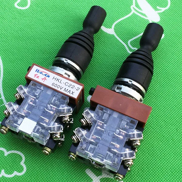 HKL-C24 4NO Spring Back 22mm 4-Way Joystick Switch - IP65