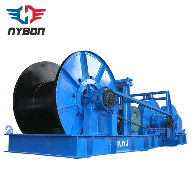 50 Ton Heavy Duty Slipway Double Drum Electric Winch For Anchor Boat ...