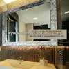 Popular element pinup wall mirror mosaic mirror hair salon mirror station