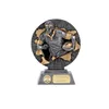 Resin rugby statue home decorative