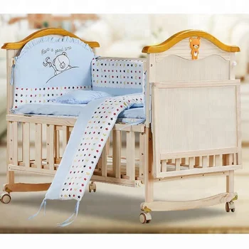 Factory Directly Sell Full Sized Wooden Cuna Bebe Cuna Para Bebe Co