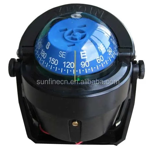 Marine Abs Compass/ Car Vehicle Floating Ball Navigation Compass Black White
