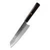 2019 Konoll new wood handle 7inch Japanese kiritsuke knife blank premium DV10 damascus steel sharpe kitchen knife
