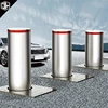 Automatic electrical rising bollard with led light parking safety hydraulic bollard