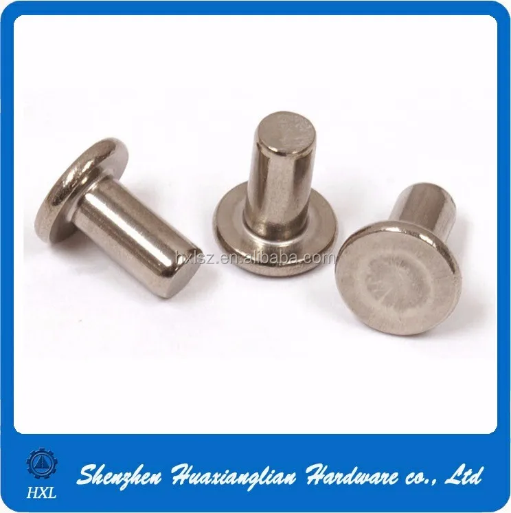 Custom Made Solid Aluminum Brass Steel Shaft Rivet Pin Buy Rivet Pin