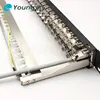 Cat6A 24 Ports FTP Patch Panel / Keystone Jack Patch Panel Toolless Cat6a Patch Panel
