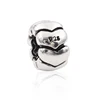 Classic design cycle Sterling Silver 925 heart charm Jewelry