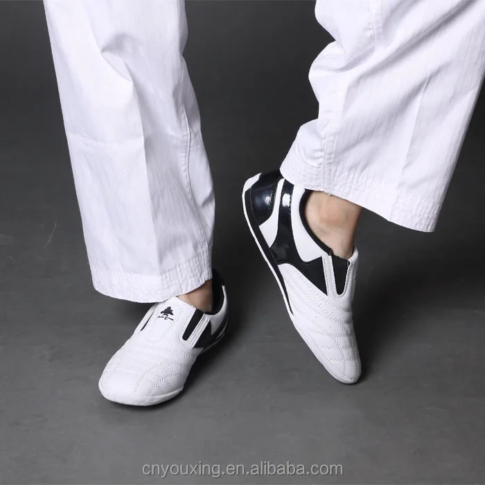Blanc arts martiaux Fitness Personnalisé Karaté Chaussures tae kwon do