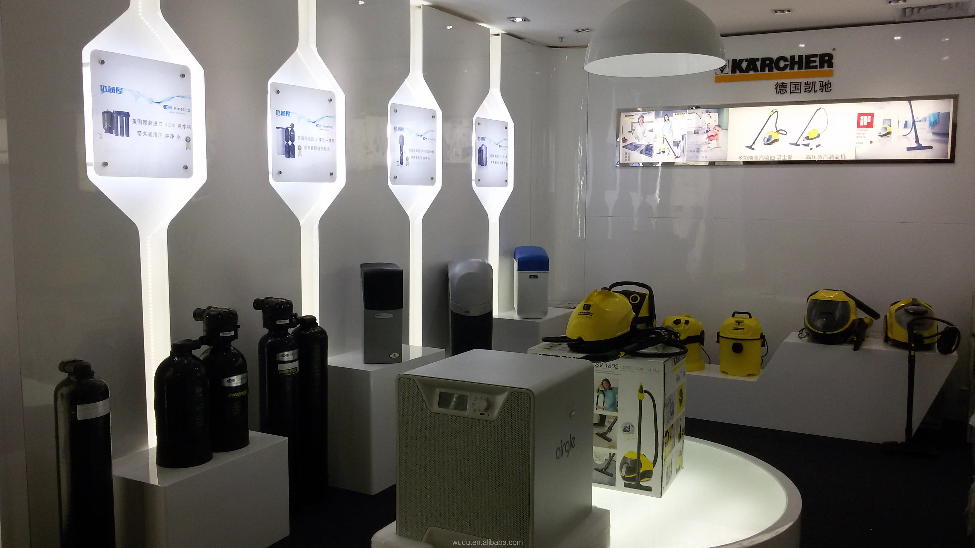 Electronic Store Decoration Fitting Counter Cabinet Stand Interior Design Showcase Kiosk Display Shop Furniture