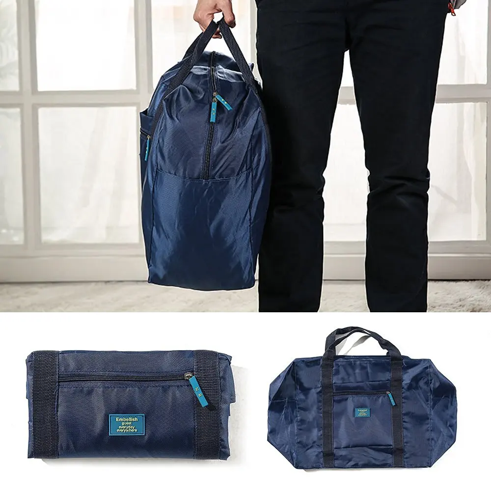 navy blue travel bag