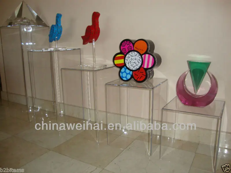 Acrylic Lucite Display Cube Pedestal Art Sculpture Stand Buy White Cube Display Stands Product