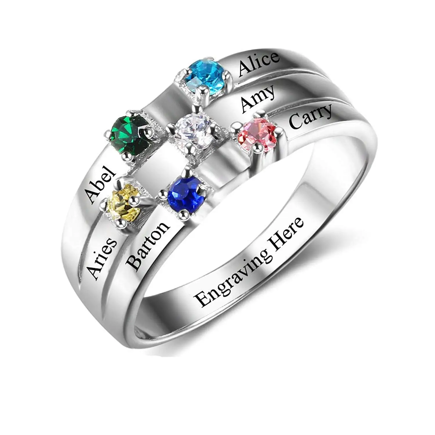 birthstone rings for mothers day