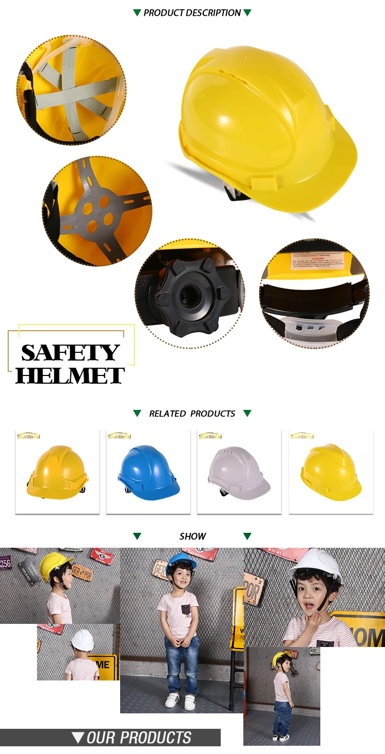 Brand New Personal Protective Kids Industry Safety Helmets For Sale